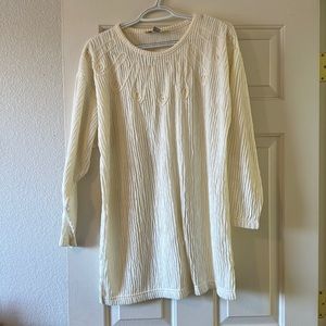 Women’s oversized boho blouse - cream